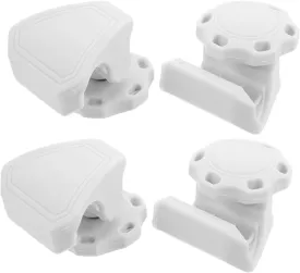 2 Sets Football Helmet Visor Clamps Kit Durable Visor Clips for Secure Fit Impact Resistant Football Helmet Hardware Easy to Use Fasteners for Rugby Players