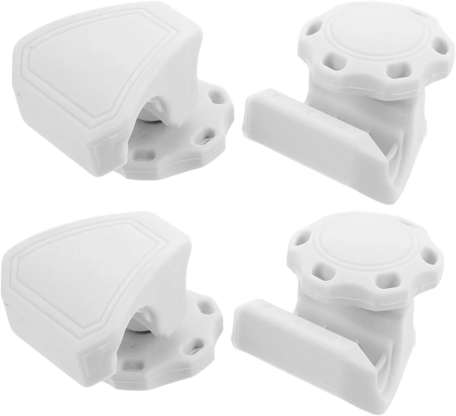 2 Sets Football Helmet Visor Clamps Kit Durable Visor Clips for Secure Fit Impact Resistant Football Helmet Hardware Easy to Use Fasteners for Rugby Players