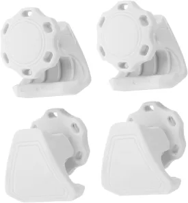 2 Sets Football Helmet Visor Clips Durable Nylon Fastener Clamp Screws for Secure Attachment Easy Install and Removal Impact Resistant Design for Enhanced Stability Sports