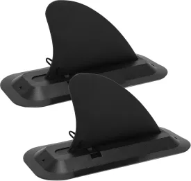 2PS Surf Fin for Inflatable Paddle Boards - Universal SUP & Surfboard Fin Replacement - Tool-Free Slide-in Design
