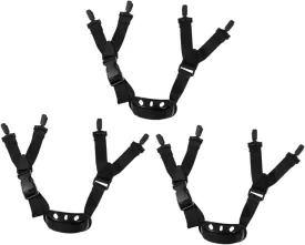 3pcs Helmet Chin Straps Hard Hat Chin Protector for Adjustable Strap Comfortable Fit Random Color