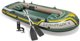 Adult Heavy Kayak Inflatable Boat, Thicken Inflatable Raft Assault Rubber Boats, WearResisting Hovercraft Dinghies for Fishing, Touring, Entertainment 236 * 114 * 41cm