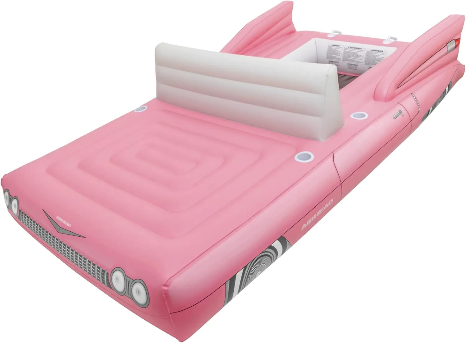 Airhead Classic Cruiser Lake Float, 1-8 Rider Car Lake Float