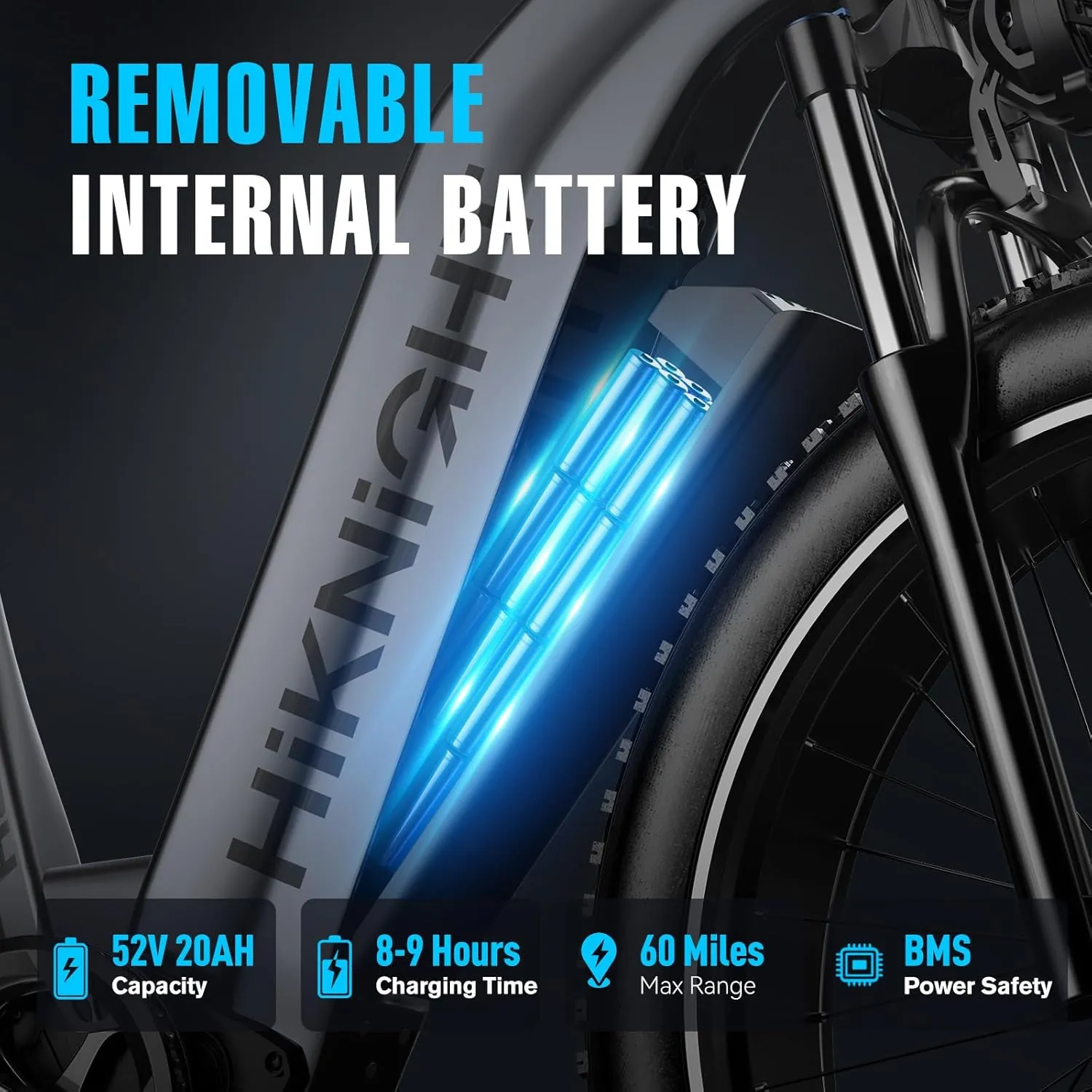 Dual Motor Electric Bike for Adults, 1600W/3000W Peak 52V 20AH Battery E Bike 26" x 4.0" Fat Tire Electric Mountain Bike Step-Thru Electric Bicycle for Women/Men, Up to 38MPH, Dual Hydraulic Brake