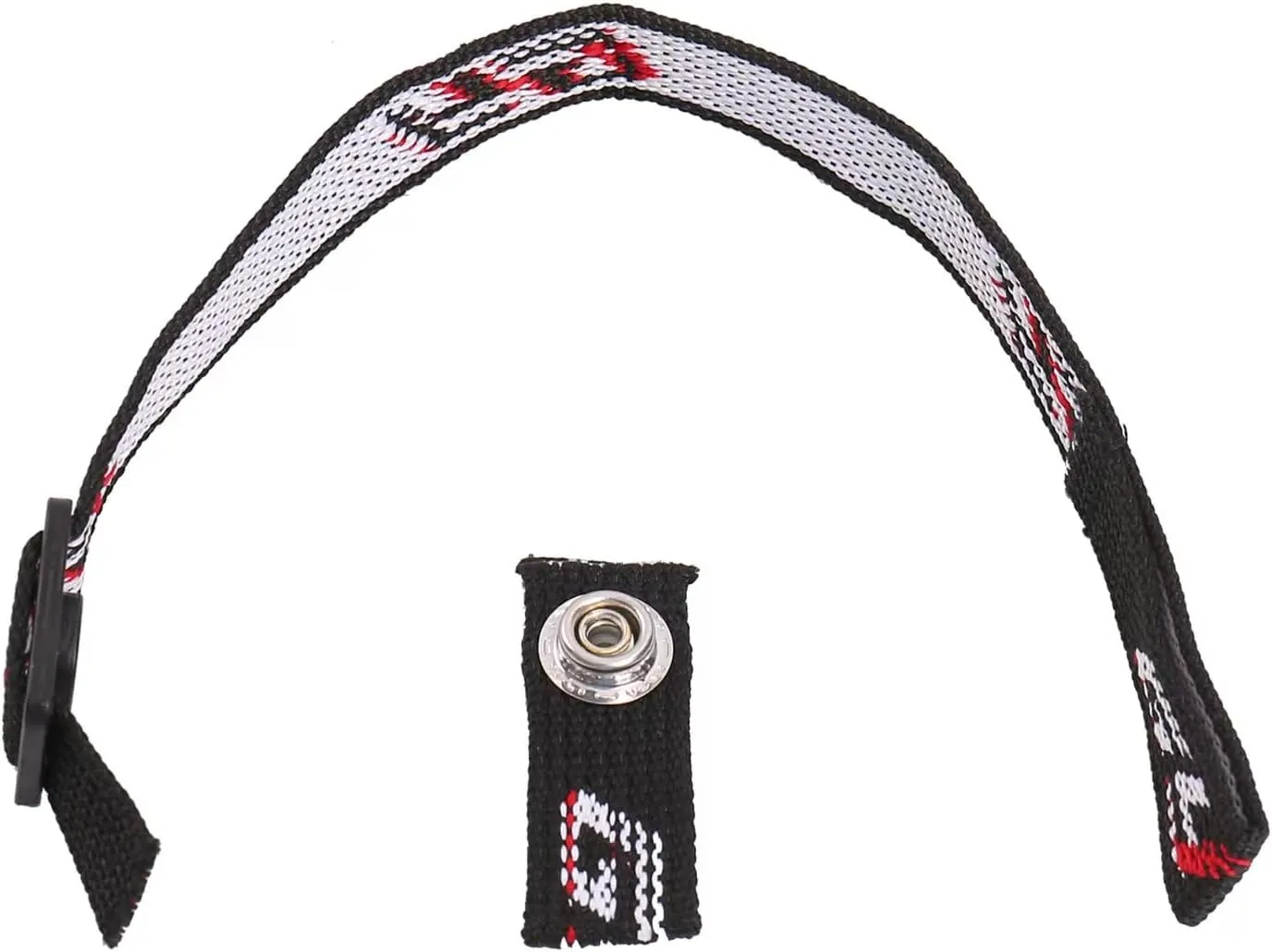 GY Hockey Helmet Chin Strap with Snap Fastener/Ice Hockey Chin Strap/Chin Strap Football Replacement Parts (Black)