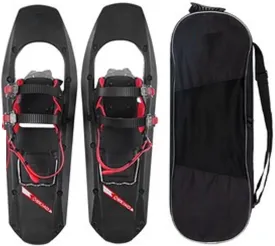 Light Weight Snowshoes 3 Set, Light Weight Snowshoes with 25 Inches Aluminum Weight Bearing 90kg 64 * 22cm, Rolling Terrain Snowshoes for Women Men Youth
