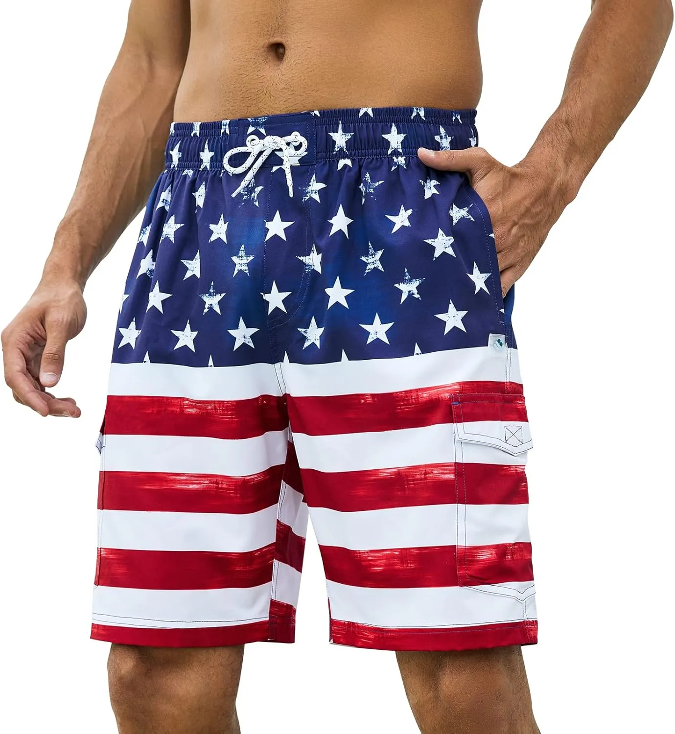 Men's 9" Swim Trunks UPF 50  Quick Dry Beach Board Shorts with Mesh Lining Lightweight Bathing Suits