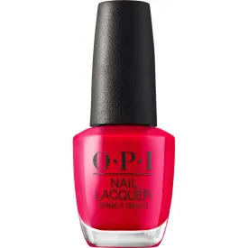 OPI Nail Lacquer Nail Polish | Opaque Light Red Crme Chip Resistant Nail Polish | Vegan, Fast Drying, Streak Free