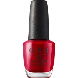 OPI Nail Lacquer Nail Polish | Opaque Light Red Crme Chip Resistant Nail Polish | Vegan, Fast Drying, Streak Free
