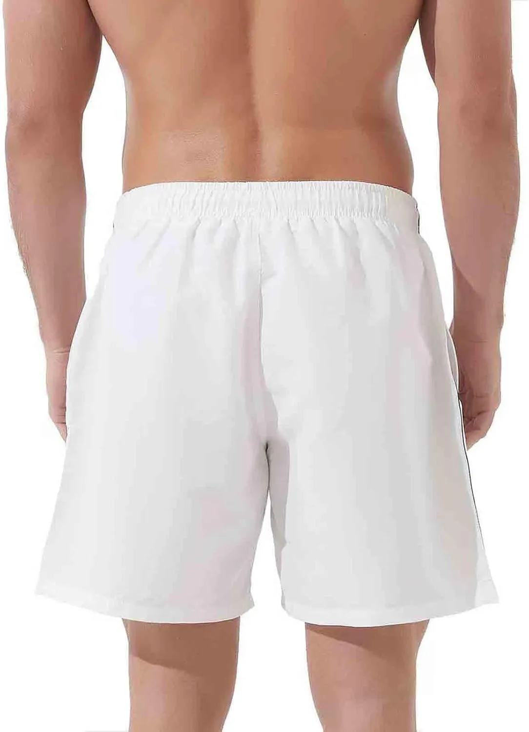 SUNDAY ROSE Mens Swim Trunks Quick Dry 5 inch Inseam Beach Shorts with Mesh Lining Bathing Suits for Men