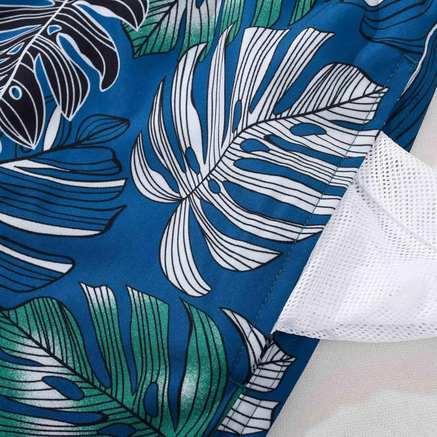 SUNDAY ROSE Mens Swim Trunks Quick Dry 5 inch Inseam Beach Shorts with Mesh Lining Bathing Suits for Men