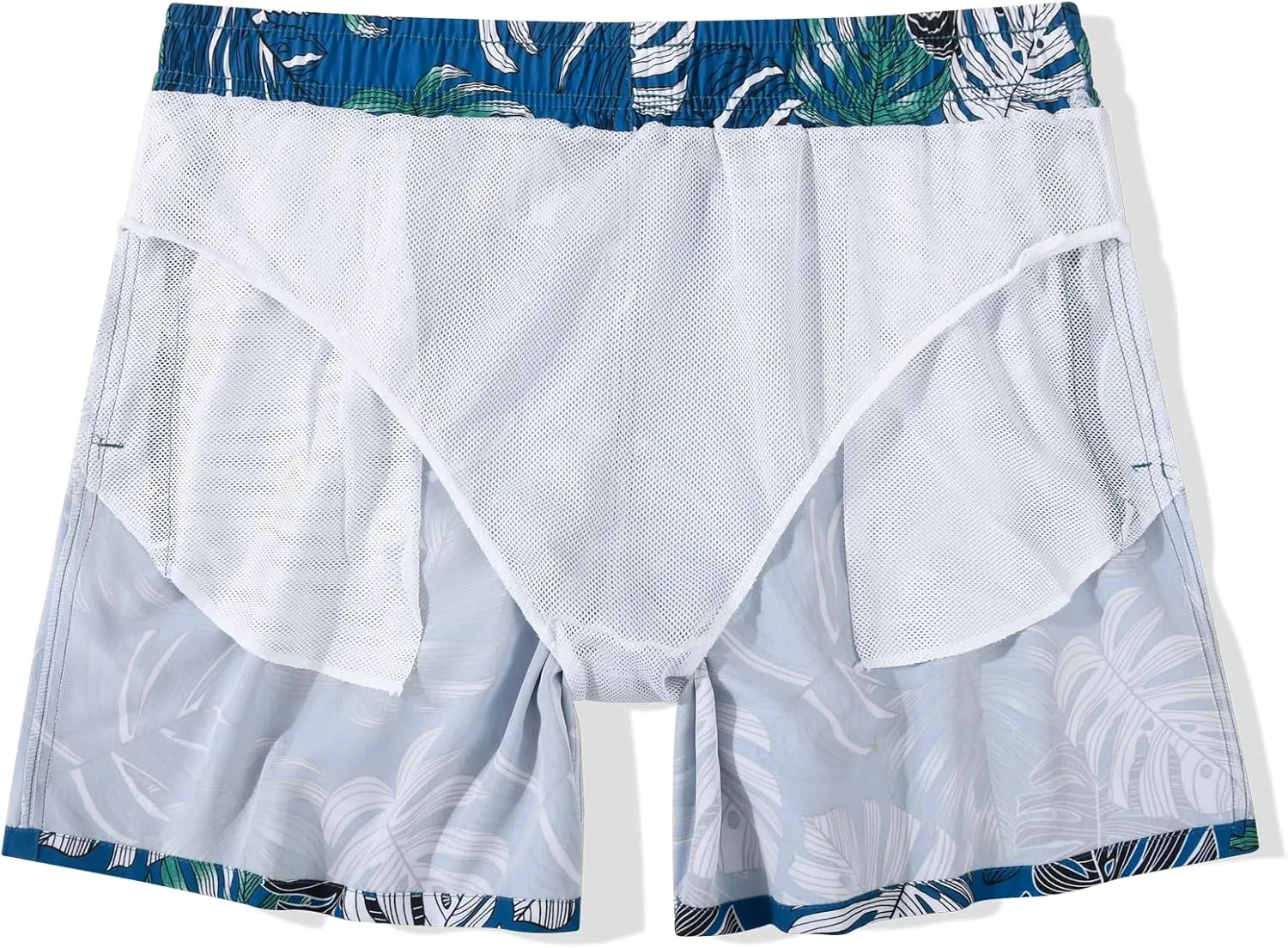 SUNDAY ROSE Mens Swim Trunks Quick Dry 5 inch Inseam Beach Shorts with Mesh Lining Bathing Suits for Men