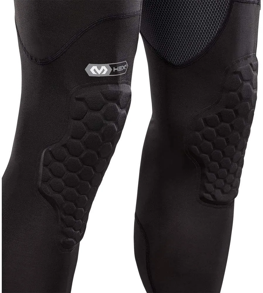 Under Armour Men's Full Length Basketball Tights, Padded Knee Protection, Adult Sizes