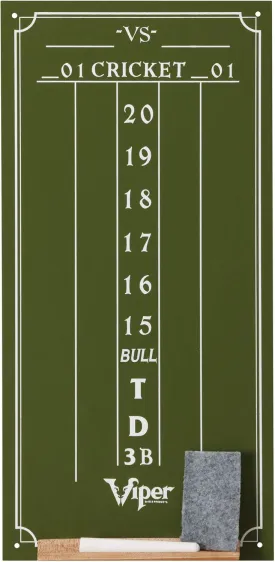 Viper Darts Cricket Chalk Scoreboard